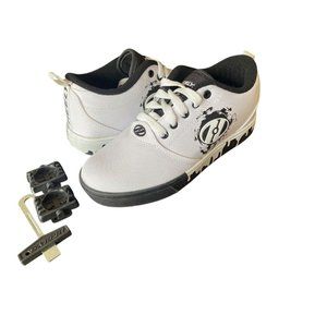 Heelys Youth Size 5 Pro 20 Drips Skate Shoe Black White Gray